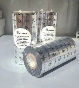 Mực in mã vạch Zebra Wax 130mm x 300m