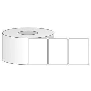 Tem nhãn - Decal trắng dạng cuộn 101.6mm x 76.2mm - Đường kính ngoài 203.2mm