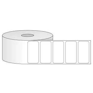 Tem nhãn - Decal trắng dạng cuộn 44.45mm x 22.225mm