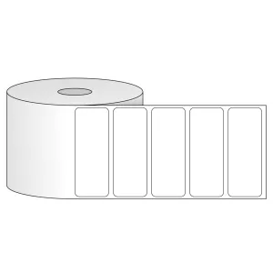Tem nhãn - Decal trắng dạng cuộn 66.675mm x 25.4mm