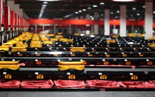 Đột nhập kho hàng Viettel sử dụng robot xe tự hành AGV thay thế con người 