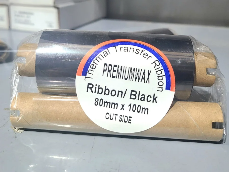 Mực in mã vạch Premiumwax 80mm x 100m