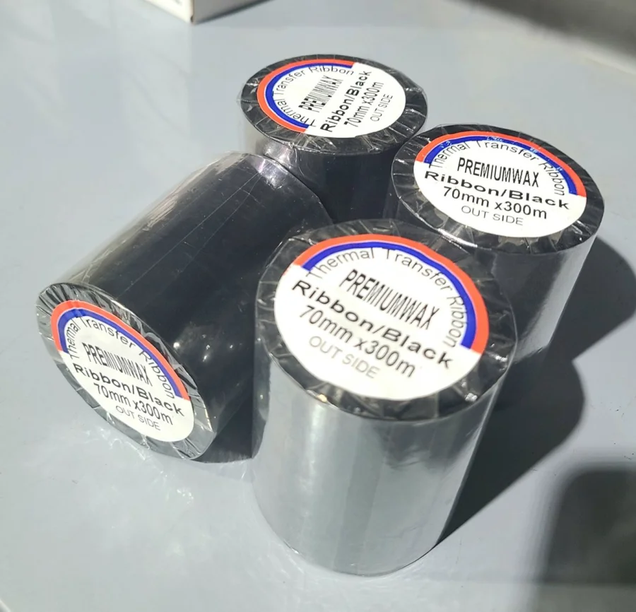 Mực in mã vạch Premiumwax 70mm x 300m