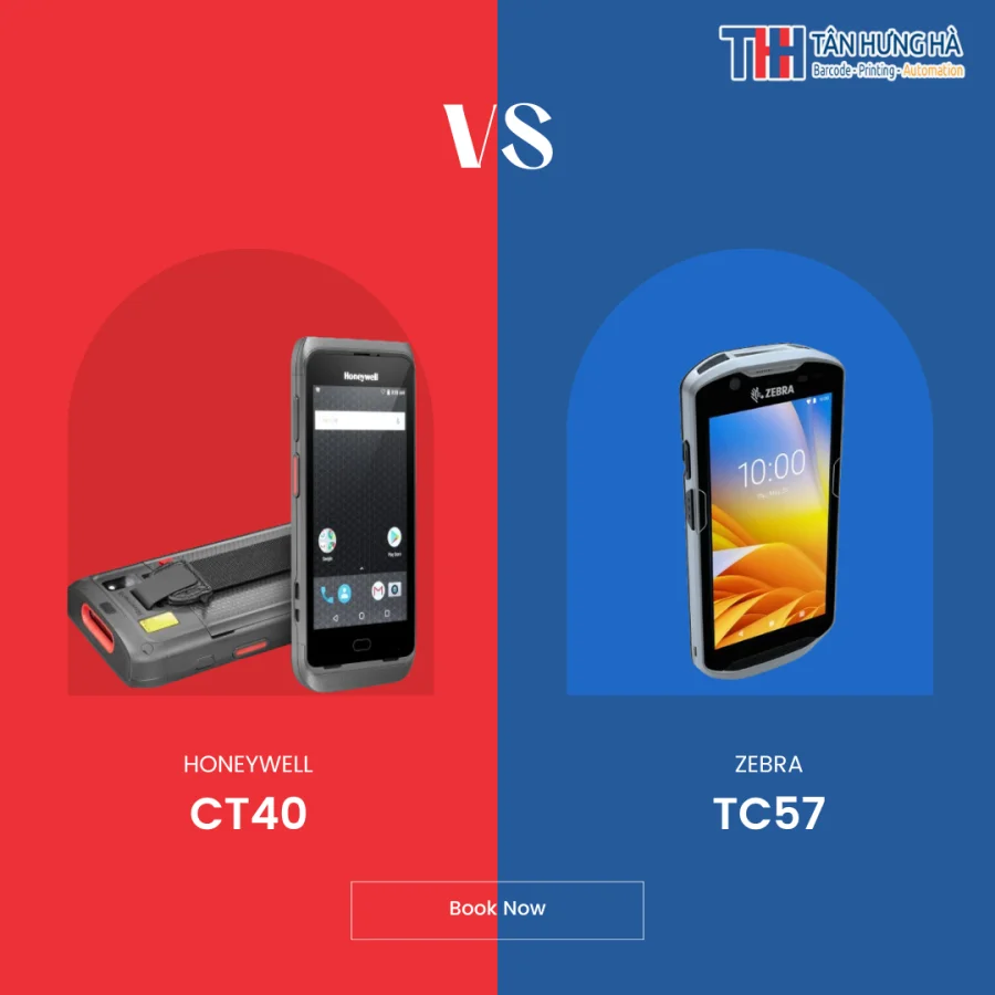 SO SÁNH MÁY TÍNH DI ĐỘNG (MOBILE COMPUTER) HONEYWELL CT40 VÀ ZEBRA TC57