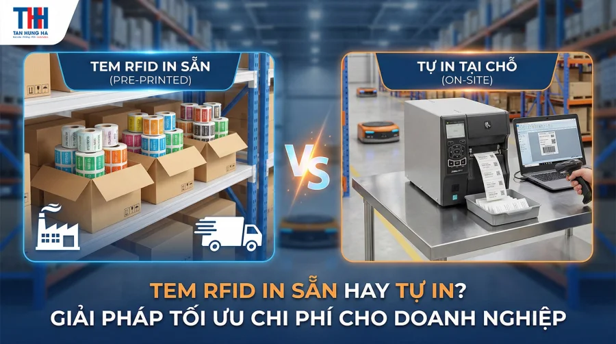Tem RFID In Sẵn Hay Tự In: Giải Pháp Nào Tối Ưu Cho Doanh Nghiệp Của Bạn?