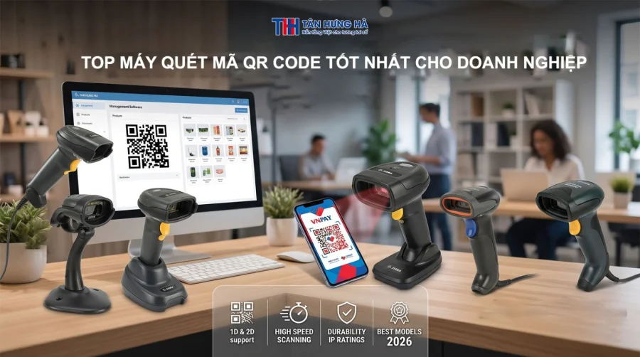 Top 10 Máy Quét Mã QR Code Chính Hãng, Tầm Giá Dưới 6 Triệu