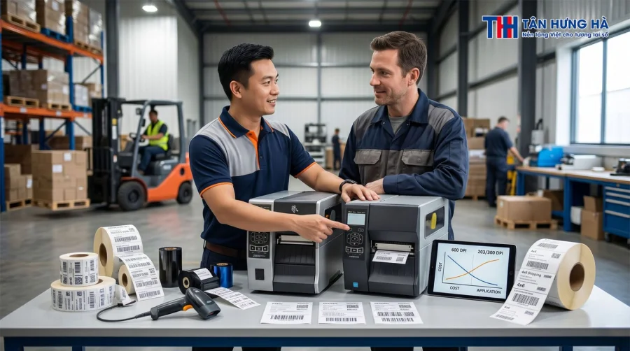 Khi Nào KHÔNG Nên Mua Máy In Mã Vạch Công Nghiệp 600 DPI?