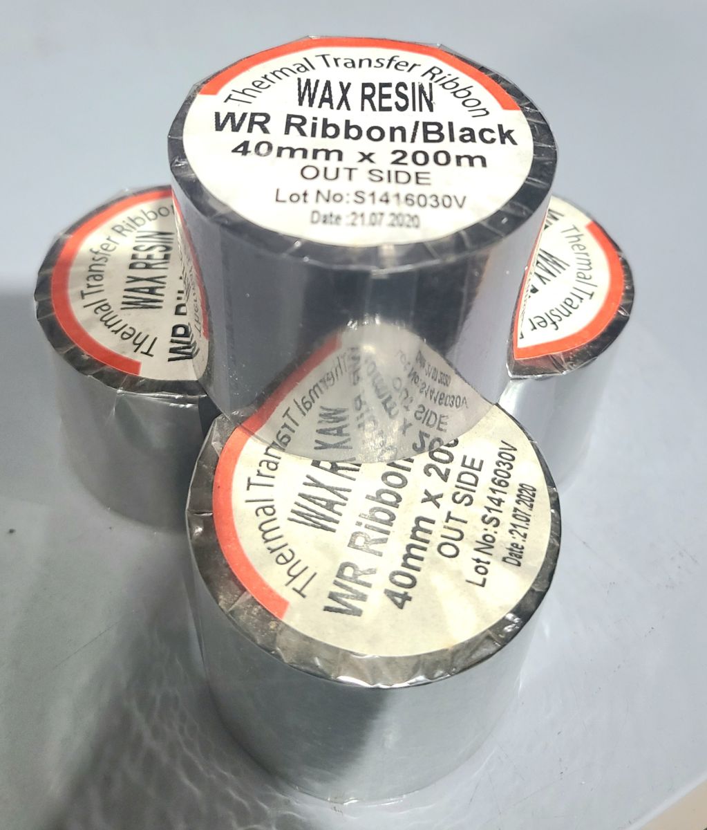Mực in mã vạch Wax Resin 40mm x 200m