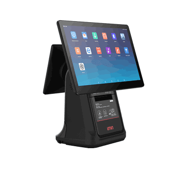 Máy POS bán hàng để bàn Imin D4-505 màn hình kép - Smart desktop POS devices