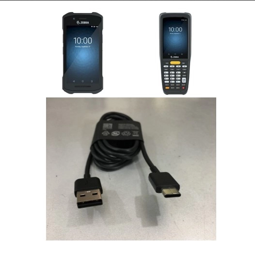 Cáp Zebra CBL-TC5X-USBC2A-01 USB-A to USB-C Cable Dài 1.2M For Máy Kiểm Kho Zebra TC21, TC26, TC52ax, TC52 and TC57, TC52x, TC51, TC56, TC57x, MC2200/MC2700, EC30