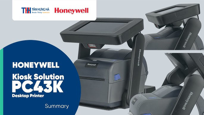 Giải pháp tự phục vụ toàn diện và linh hoạt cho các cửa hàng với máy in mã vạch Honeywell PC43K Kiosk