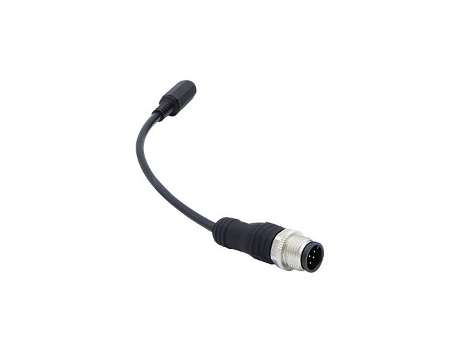 Cáp Power M12 8-pin, DC Jack 5.5/2.1mm - Adapter Cable cho Camera công nghiệp