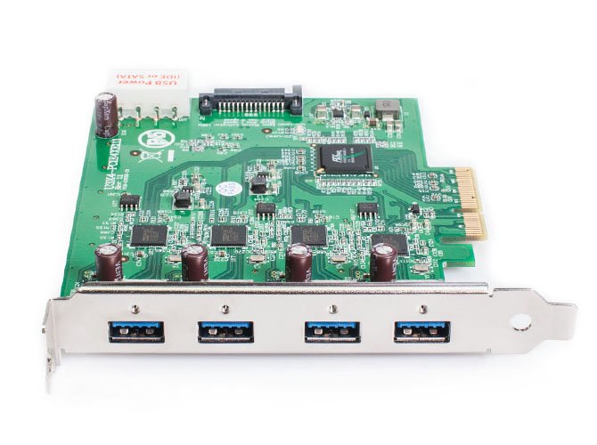 USB 3.0 Interface Card PCIe, Fresco FL1100, 4HC, x4, 4Ports - PC Card (USB) cho Camera công nghiệp Basler