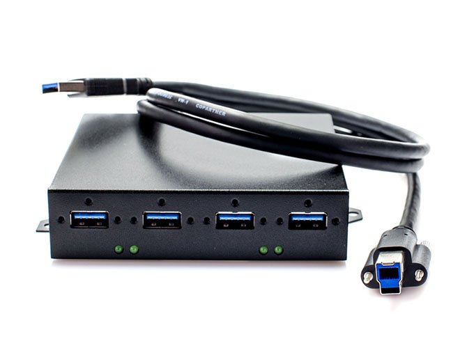 USB 3 Hub (5Gbps), 4-Port side by side - Hub cho Camera công nghiệp Basler