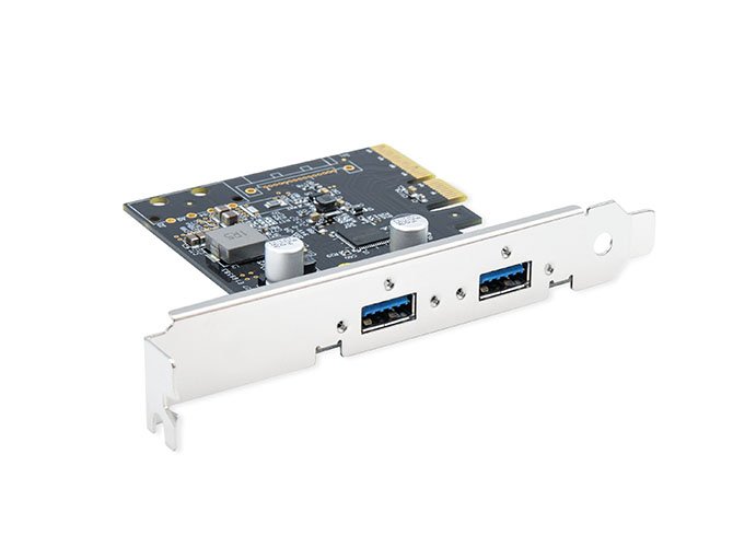 USB 3.0 Interface Card PCIe x4, ASM, 2 Ports - PC Card (USB) cho Camera công nghiệp Basler